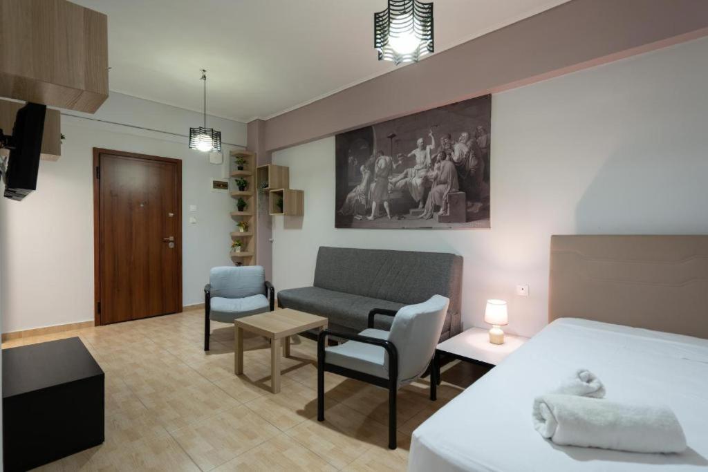 Metaxourgio 2Nd Floor Apartment Athena Bagian luar foto