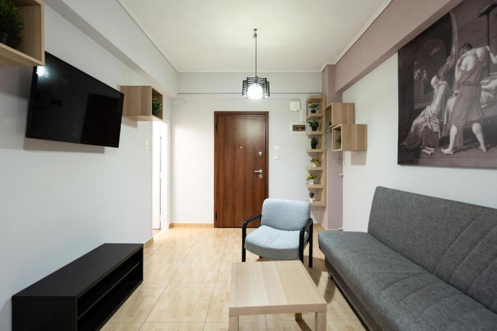 Metaxourgio 2Nd Floor Apartment Athena Bagian luar foto